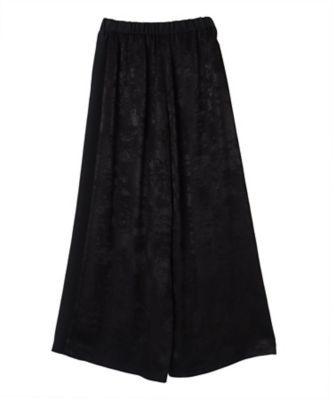 ベルベットサテン・コンビネーションワイドパンツ | LANVIN COLLECTION