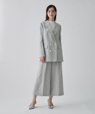 美品☆ランバンコレクション　丸襟　絹混ナイロン　ジャケット　L 美品☆ランバンコレクション 丸襟 絹混ナイロン ジャケット L 美品