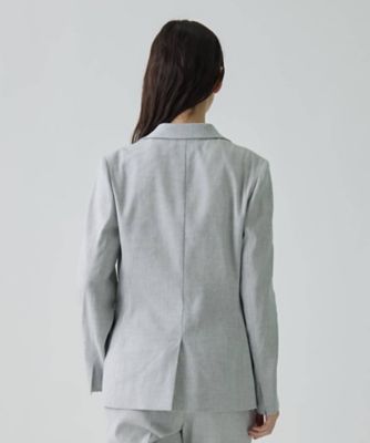 リネン混シングルエッセンシャルジャケット | LANVIN COLLECTION