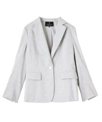 ＜LANVIN COLLECTION (Women)＞リネン混シングルエッセンシャルジャケット