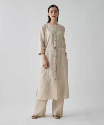みなとのてんらんかい LIBERTY ハイド・パーク・ハウンズ ロングワンピース ノーカラー・ロングワンピース | LANVIN COLLECTION (Women)/ランバン