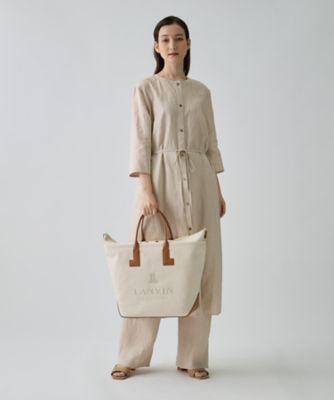 ランバン　ロングワンピース ノーカラー・ロングワンピース | LANVIN COLLECTION (Women)/ランバン
