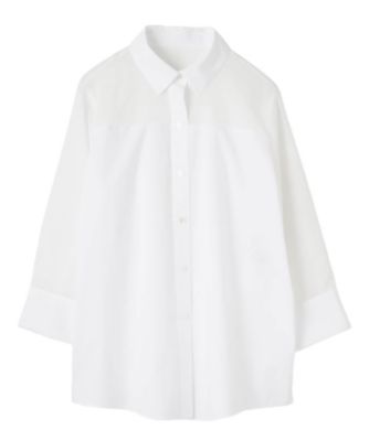 ＜LANVIN COLLECTION (Women)＞綿ブロードブラウス