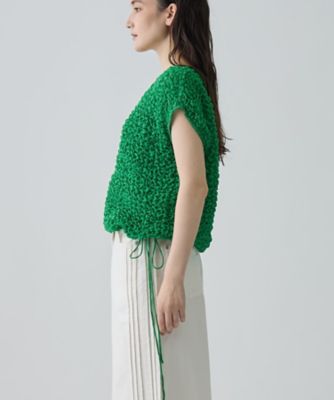 格子ステッチ・シフォントップス | LANVIN COLLECTION (Women