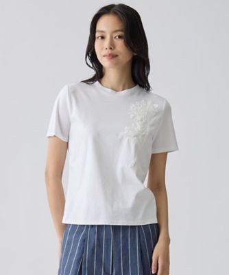ひまわり柄 カットソー axes femmeから、ひまわりシリーズ が新登場！上下セットで着れる、夏