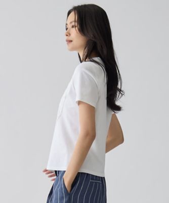 ひまわり刺繍スムースカットソー | LANVIN COLLECTION (Women