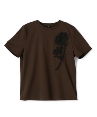 ひまわり刺繍スムースカットソー | LANVIN COLLECTION (Women