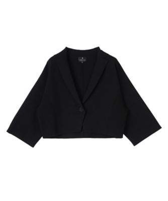 美品☆ランバンコレクション　丸襟　絹混ナイロン　ジャケット　L 美品☆ランバンコレクション 丸襟 絹混ナイロン ジャケット L