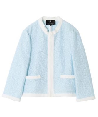 ＜LANVIN COLLECTION (Women)＞コットンナイロンジャカード先染めジャケット