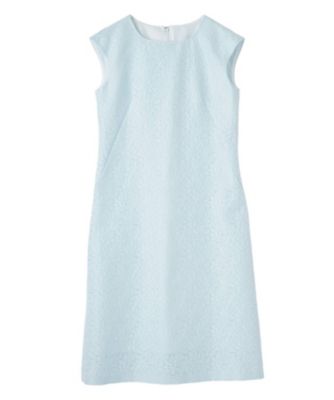 ＜LANVIN COLLECTION (Women)＞コットンナイロン　ジャカード先染ワンピース