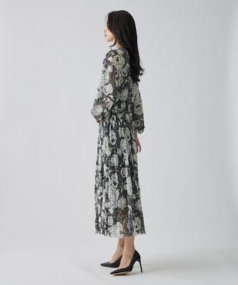 ピンタック シフォンワンピース | LANVIN COLLECTION (Women)/ランバン