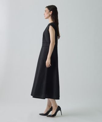ワイドショルダーフレアワンピース | LANVIN COLLECTION (Women