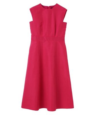 【美品】ランバン　ワンショルダードレス　シルク100%　パーティー　フランス製 ワイドショルダーフレアワンピース | LANVIN COLLECTION (Women