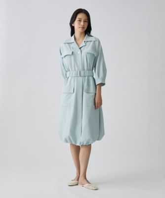 オープンカラーバルーンワンピース | LANVIN COLLECTION (Women