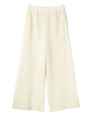 ラミーブレンド 立体ニットパンツ | LANVIN COLLECTION (Women