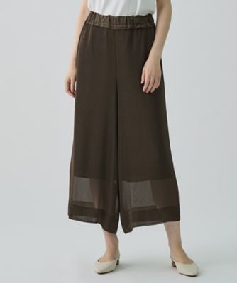 ワイドプリーツパンツ | LANVIN COLLECTION (Women)/ランバン