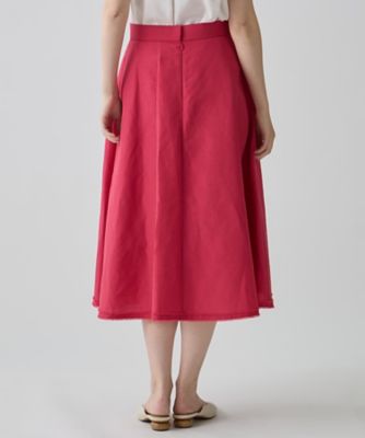 新品タグ付き　ランバンコレクション　フリンジフレアスカート フリンジ構築フレアスカート | LANVIN COLLECTION (Women)/ランバン