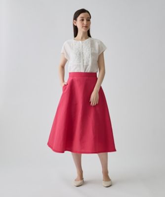 フリンジ構築フレアスカート | LANVIN COLLECTION (Women)/ランバン