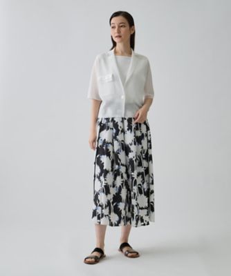ラミーブレンド ドライニットジャケット | LANVIN COLLECTION (Women