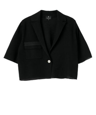ラミーブレンド ドライニットジャケット | LANVIN COLLECTION (Women
