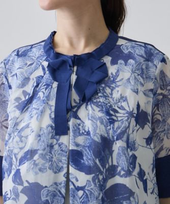 【極美品】 LANVIN ランバンコレクション 長袖カーディガン リボン 黒 M リボンモチーフ・ニットカーディガン | LANVIN COLLECTION (Women