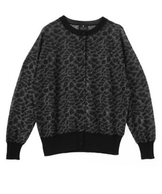 レオパード袋ジャカードカーディガン | LANVIN COLLECTION (Women