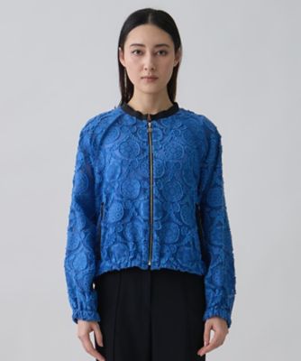 ウォールカットジャカード・ラグランブルゾン | LANVIN COLLECTION