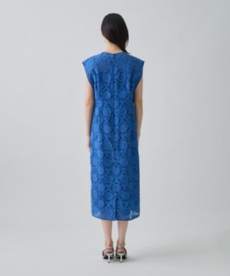 ウォールカットジャカード・フレンチスリーブワンピース | LANVIN