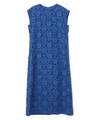 ウォールカットジャカード・フレンチスリーブワンピース | LANVIN