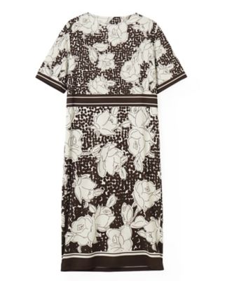 ドットフラワーボーダーワンピース | LANVIN COLLECTION (Women