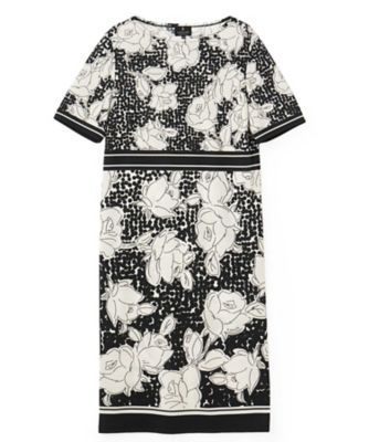 ドットフラワーボーダーワンピース | LANVIN COLLECTION (Women