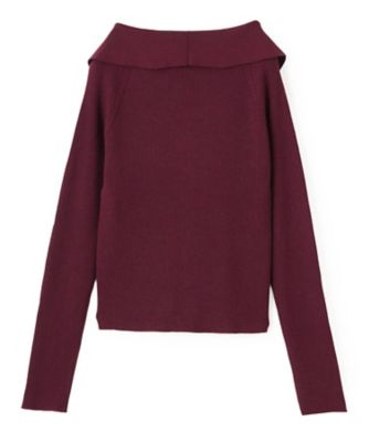 シルクウールカシミヤ ビッグカラーカーディガン | LANVIN COLLECTION