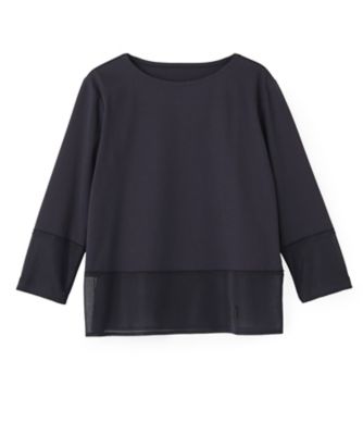 シアー切り替えカットソー | LANVIN COLLECTION (Women)/ランバン