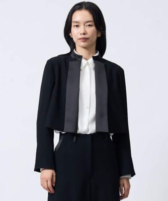 サテン タキシードショートジャケット | LANVIN COLLECTION (Women