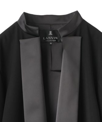 サテン タキシードショートジャケット | LANVIN COLLECTION (Women