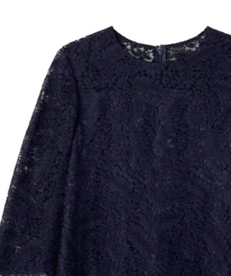 レースチュール切替えワンピース | LANVIN COLLECTION (Women