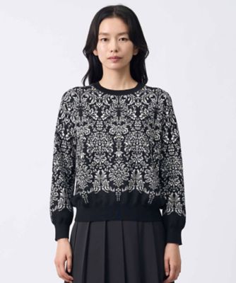 18ゲージ袋ジャカードプルオーバニット | LANVIN COLLECTION (Women