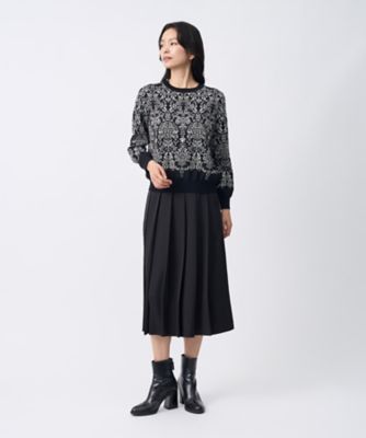 18ゲージ袋ジャカードプルオーバニット | LANVIN COLLECTION (Women