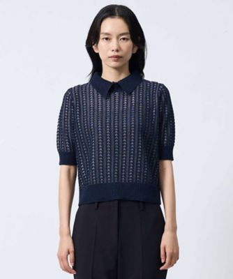 ランバン カシミヤ混セーター 7ゲージスレッドジャカードニット | LANVIN COLLECTION (Women
