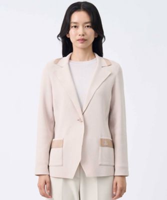 ミラノリブ ニットテーラードジャケット | LANVIN COLLECTION (Women
