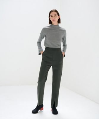 フロントスリットスリムパンツ | LANVIN en Bleu (Women