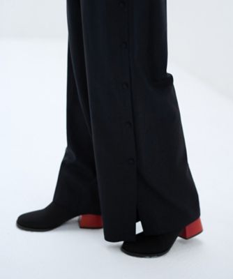 サイドボタンウエストゴムパンツ