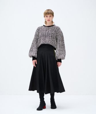 LANVIN en Bleu / ランバン オン ブルー クロップドツイードニット クロップドツイードニット | LANVIN en Bleu (Women)/ランバン