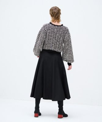 LANVIN en Bleu / ランバン オン ブルー クロップドツイードニット クロップドツイードニット | LANVIN en Bleu (Women)/ランバン