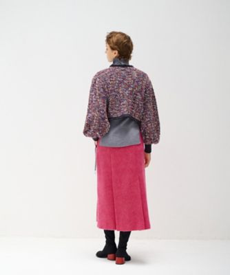LANVIN en Bleu / ランバン オン ブルー クロップドツイードニット クロップドツイードニット | LANVIN en Bleu (Women)/ランバン