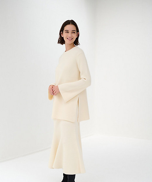 セットアップ対応商品】フレアチュニックニット | LANVIN en セットアップ対応商品】フレアチュニックニット | LANVIN en