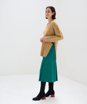 LANVIN en Bleu / ランバン オン ブルー Ｖネックシャギーニット Vネックシャギーニット | LANVIN en Bleu (Women)/ランバン