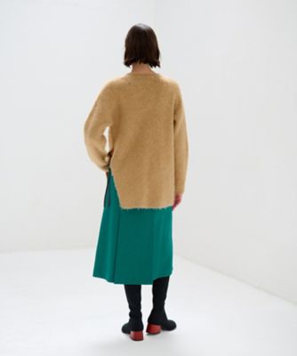 Vネックシャギーニット | LANVIN en Bleu (Women)/ランバン
