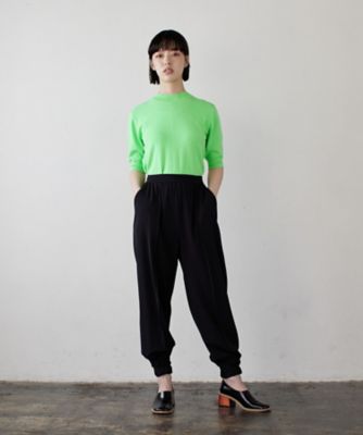 ポリエステルツイル裾ゴムパンツ