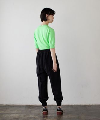 ポリエステルツイル裾ゴムパンツ